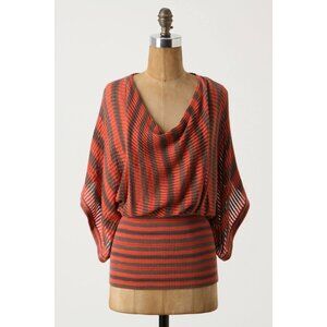 Anthropologie | Tracy Reese Striped Cowl Neck Sweater S